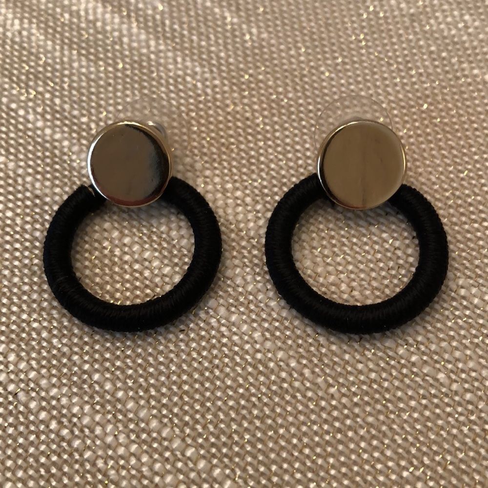 Wrapped Hoop Earrings | 1 1/2” Drop